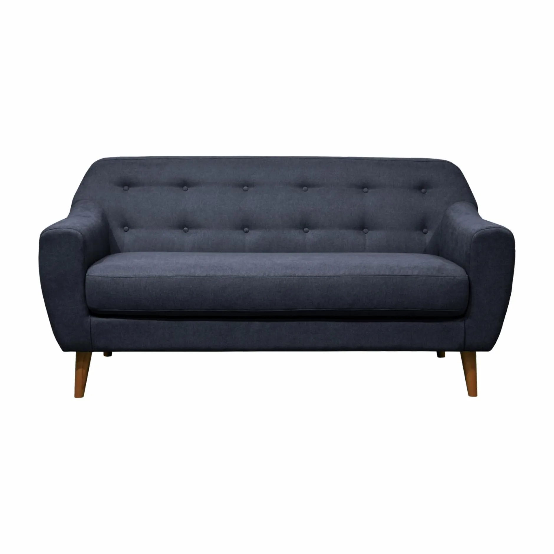 Canapés Droits|Canapés Fixes>Camif Canapé tissu Agathe - - 2 places Bleu