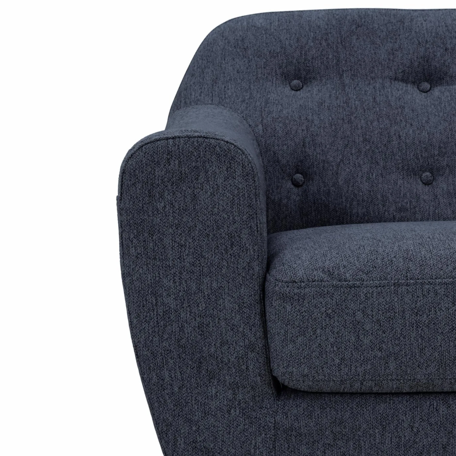 Canapés Droits|Canapés Fixes>Camif Canapé tissu Agathe - - 2 places Bleu