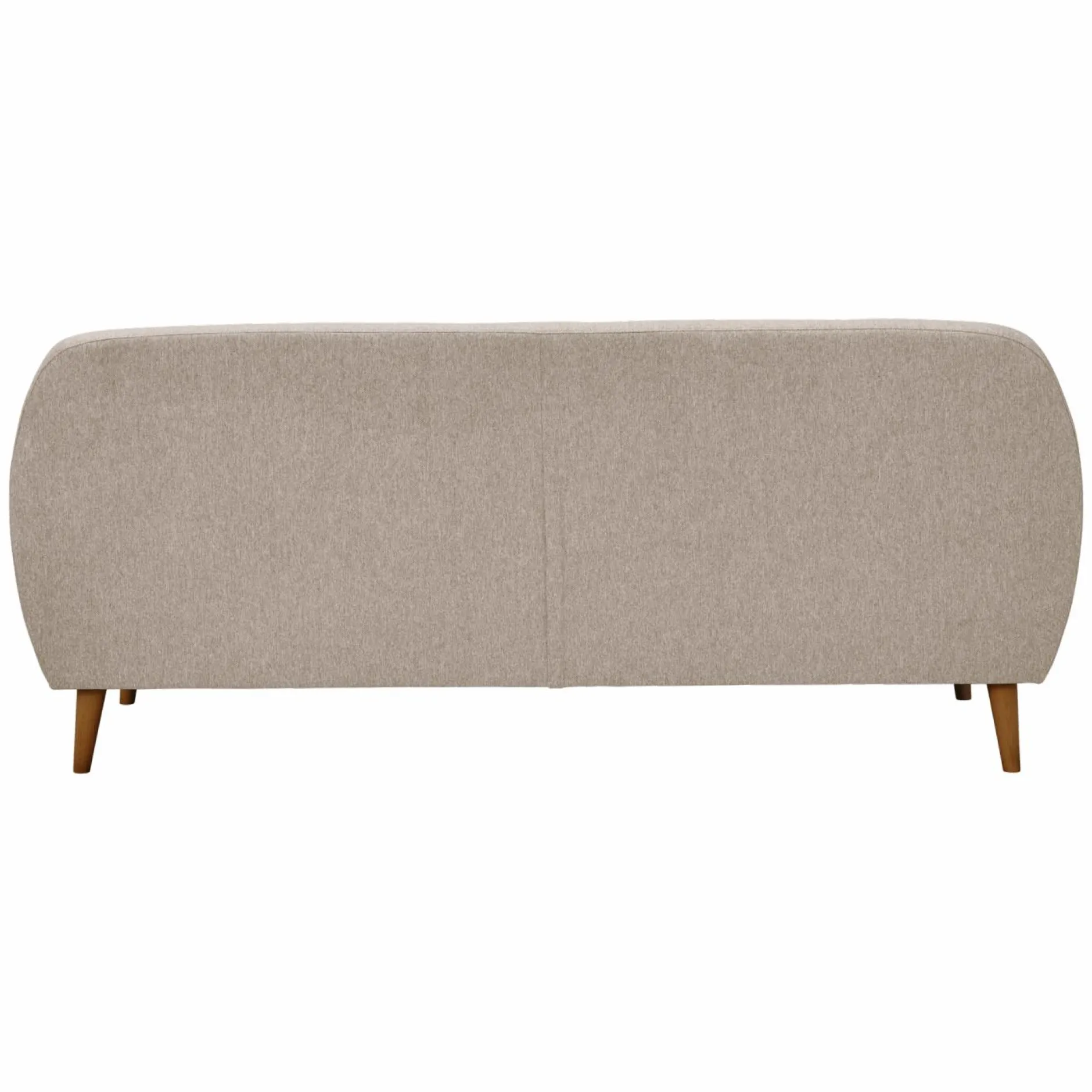 Canapés Droits|Canapés Fixes>Camif Canapé tissu Agathe - - 3 places Crème