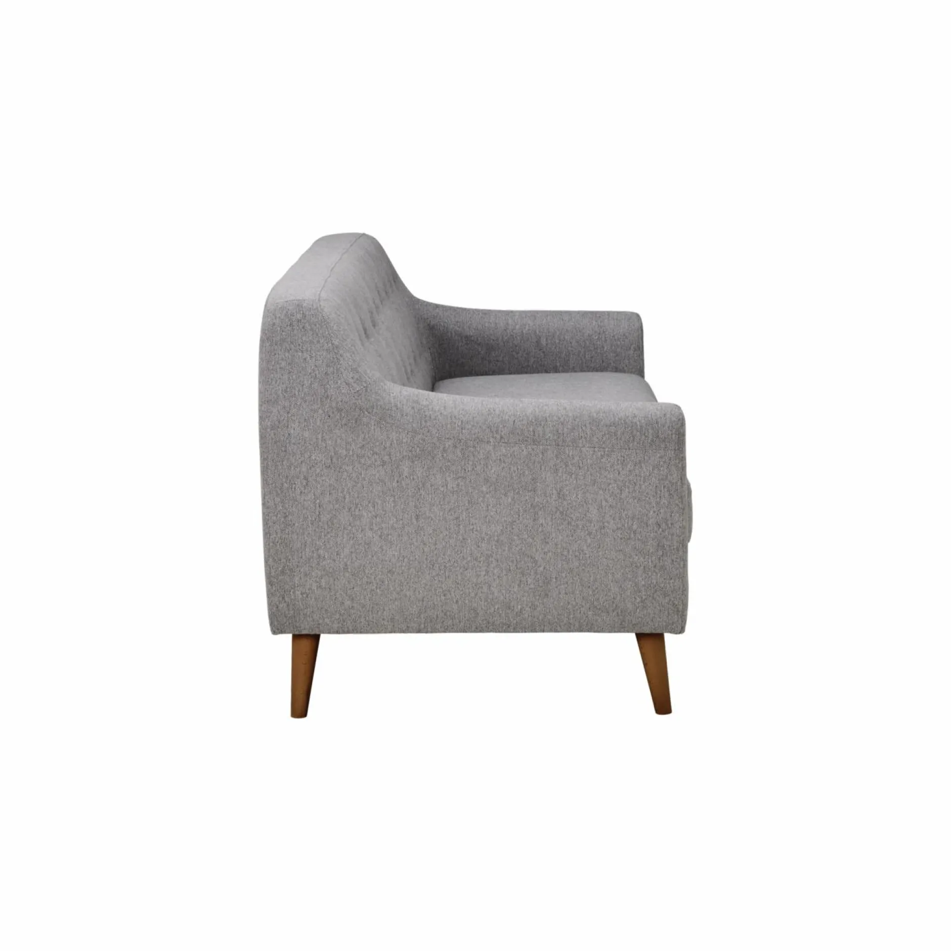 Canapés Droits|Canapés Fixes>Camif Canapé tissu Agathe - - 2 places Gris Clair