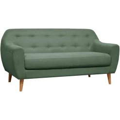 Canapés Fixes>Camif Canapé tissu Agathe - - 2 places Menthe