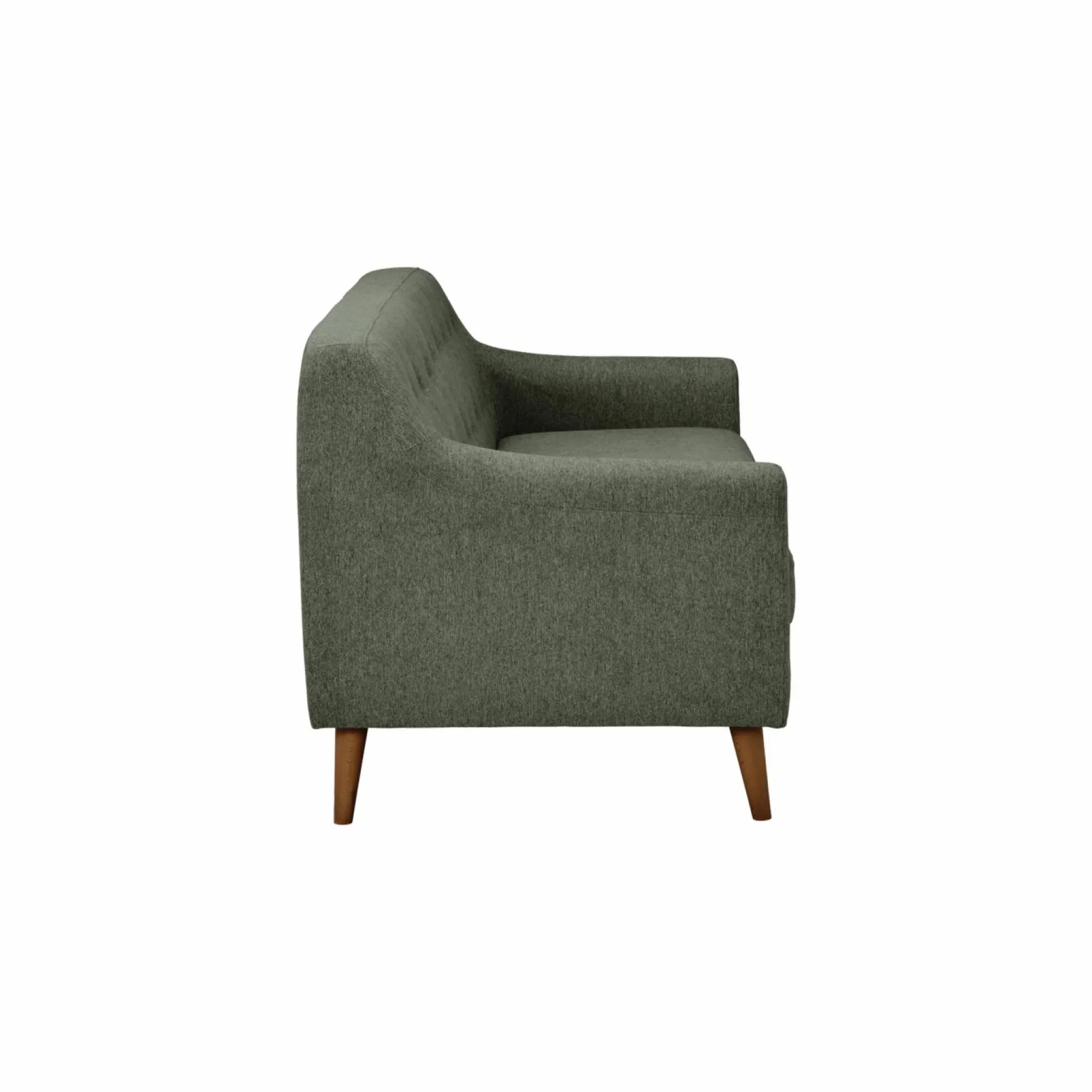 Canapés Droits|Canapés Fixes>Camif Canapé tissu Agathe - - 3 places Vert Mousse