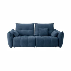 Canapés Fixes>Camif Canapé tissu avance-recule Sacha - - 3 places Bleu