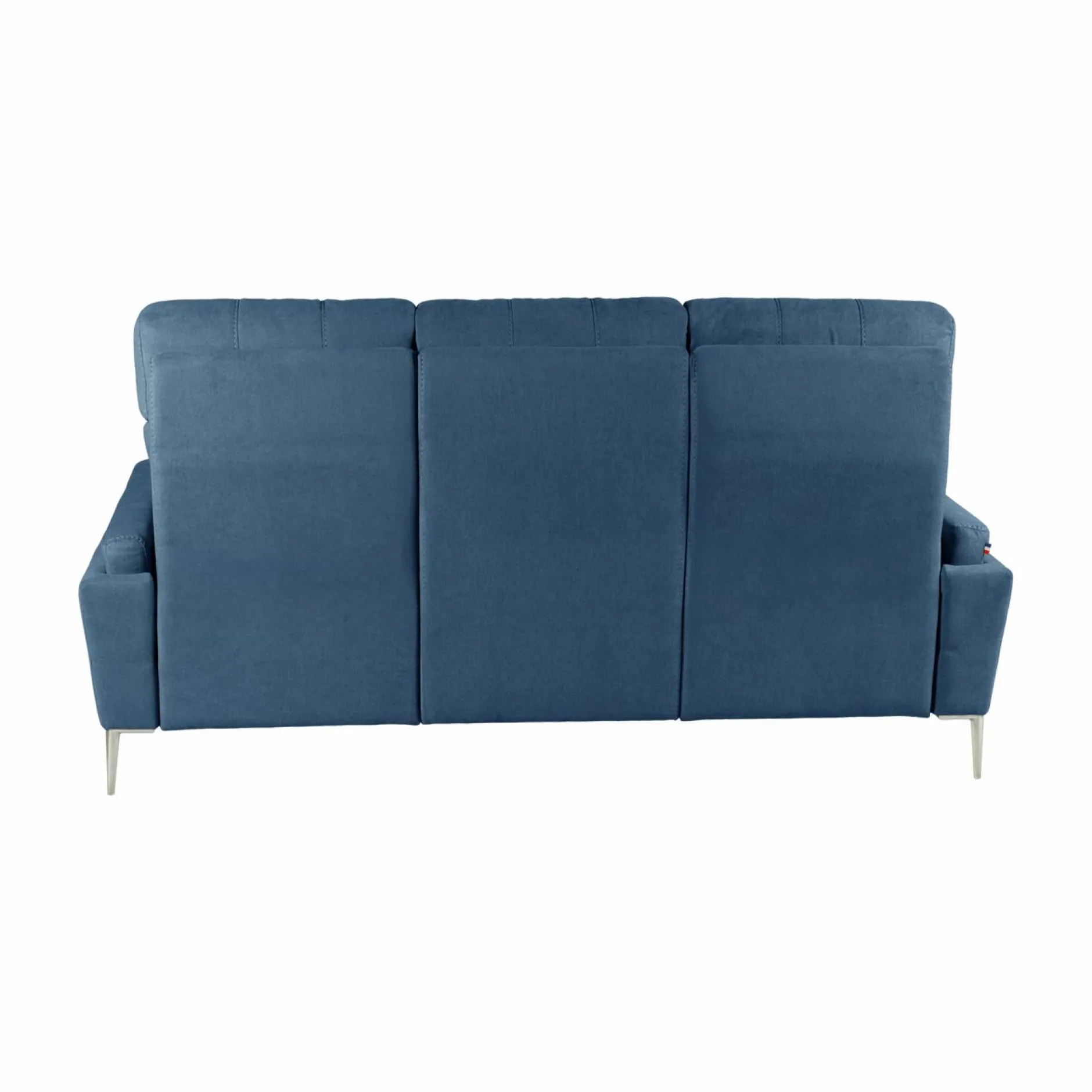 Canapés Fixes>Camif Canapé tissu Boston - - Grand 3 places Bleu Jean