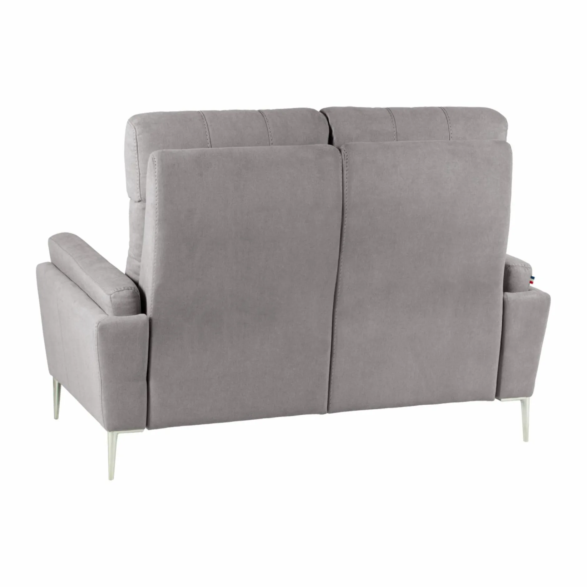 Canapés Fixes>Camif Canapé tissu Boston - - 2 places Gris Clair