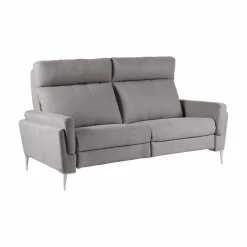 Canapés Fixes>Camif Canapé tissu Boston - - 3 places Gris Clair