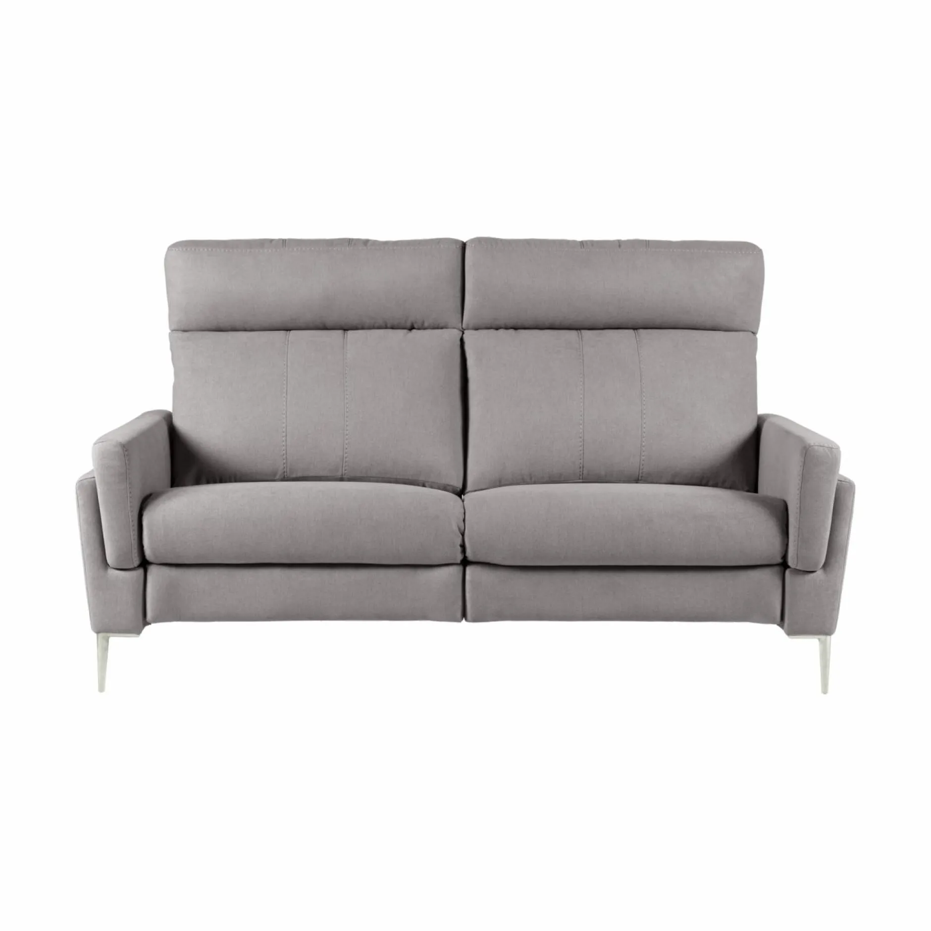 Canapés Fixes>Camif Canapé tissu Boston - - 3 places Gris Clair