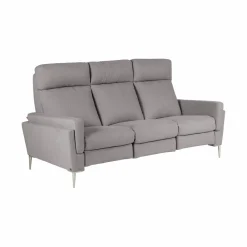 Canapés Fixes>Camif Canapé tissu Boston - - Grand 3 places Gris Clair