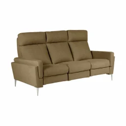 Canapés Fixes>Camif Canapé tissu Boston - - Grand 3 places Kaki