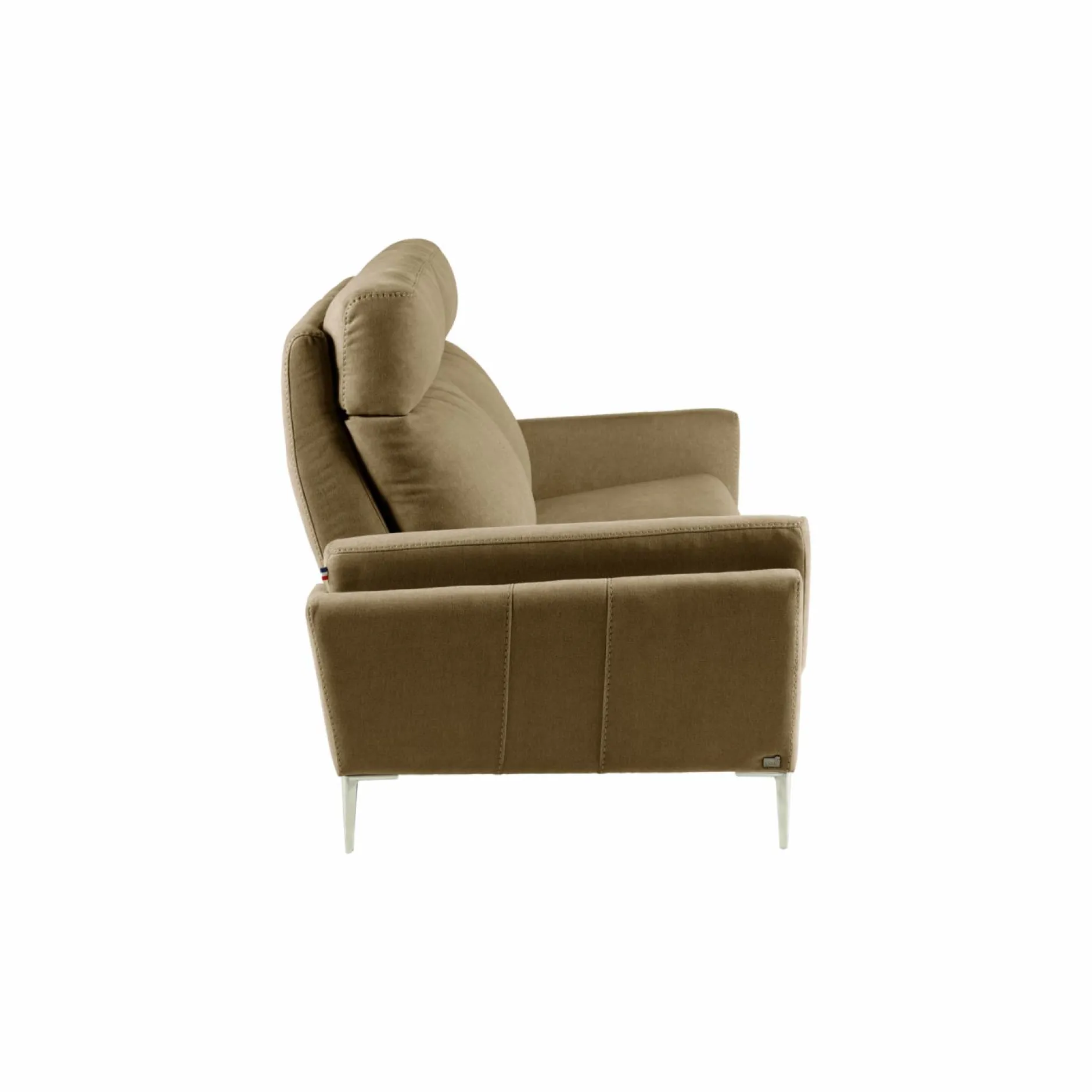 Canapés Fixes>Camif Canapé tissu Boston - - 3 places Kaki