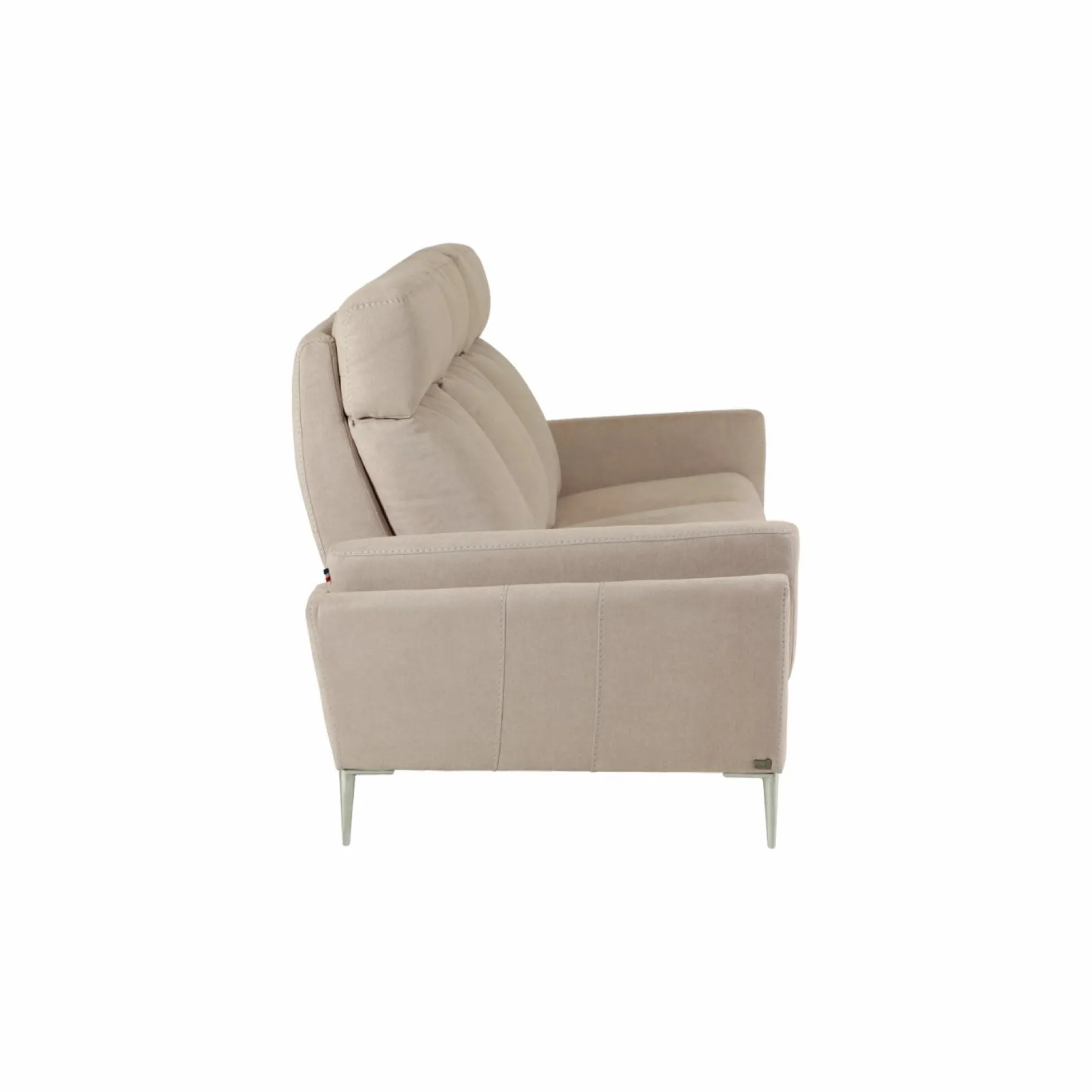 Canapés Fixes>Camif Canapé tissu Boston - - Grand 3 places Naturel