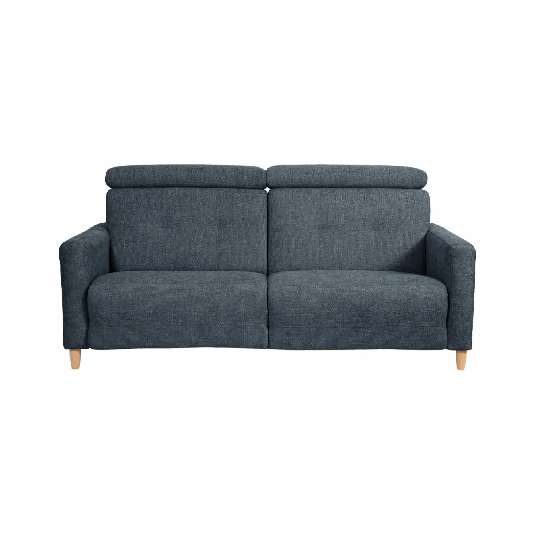 Canapés Fixes>Camif Canapé tissu Chambord - - Grand 2 places Bleu