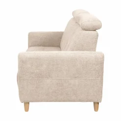 Canapés Fixes></noscript>Camif Canapé tissu Chambord - - 2 places Ivoire