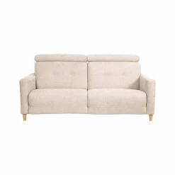 Canapés Fixes></noscript>Camif Canapé tissu Chambord - - 3 places Ivoire