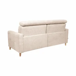 Canapés Fixes></noscript>Camif Canapé tissu Chambord - - 3 places Ivoire