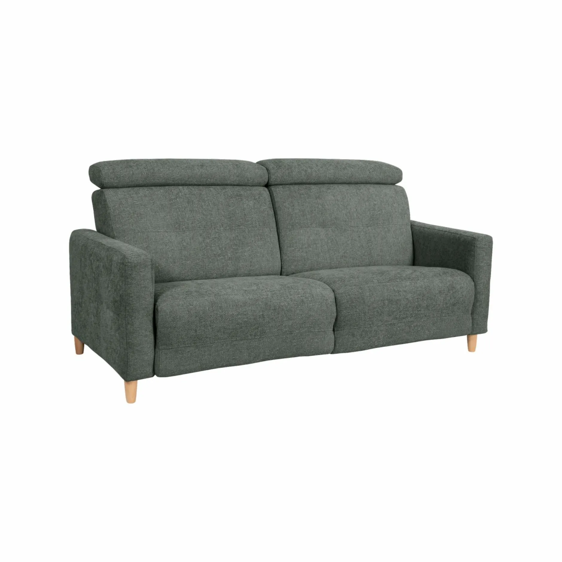 Canapés Fixes>Camif Canapé tissu Chambord - - Grand 2 places Lierre