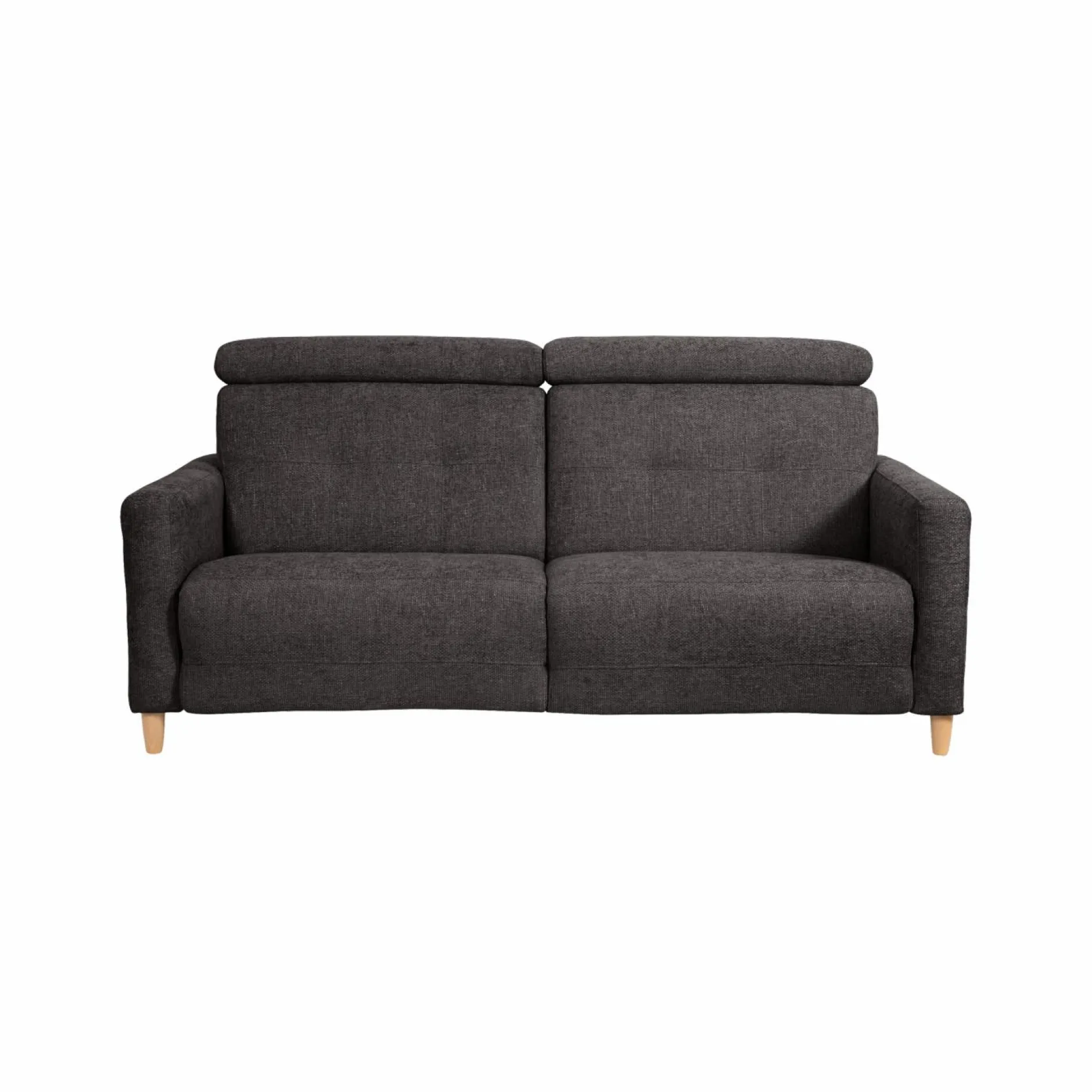 Canapés Fixes>Camif Canapé tissu Chambord - - 2 places Noir