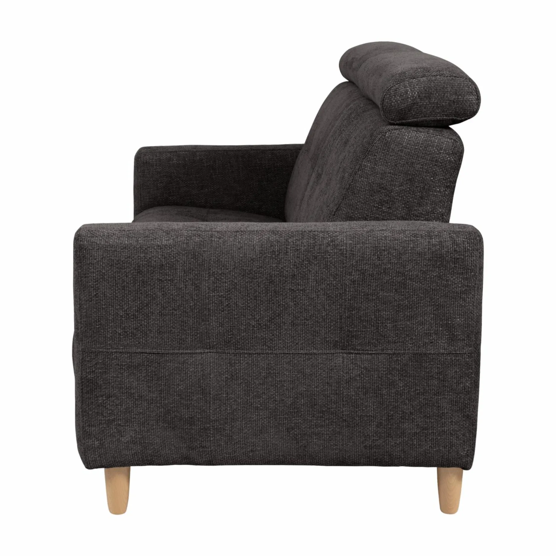 Canapés Fixes>Camif Canapé tissu Chambord - - 2 places Noir