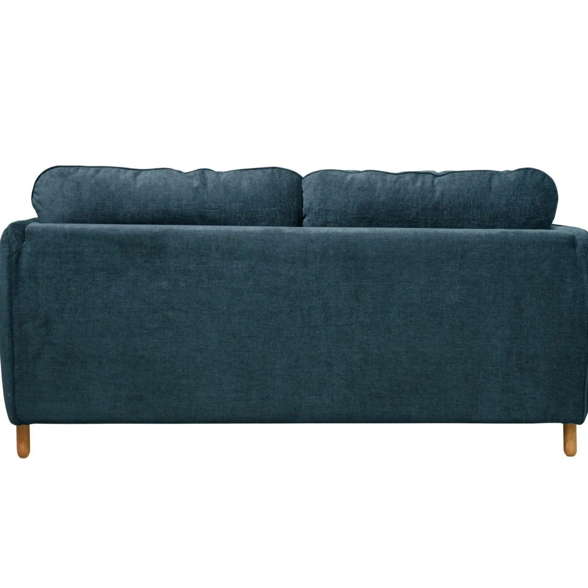 Canapés Droits|Canapés Fixes>Camif Canapé tissu chenillé Portimo - Bleu