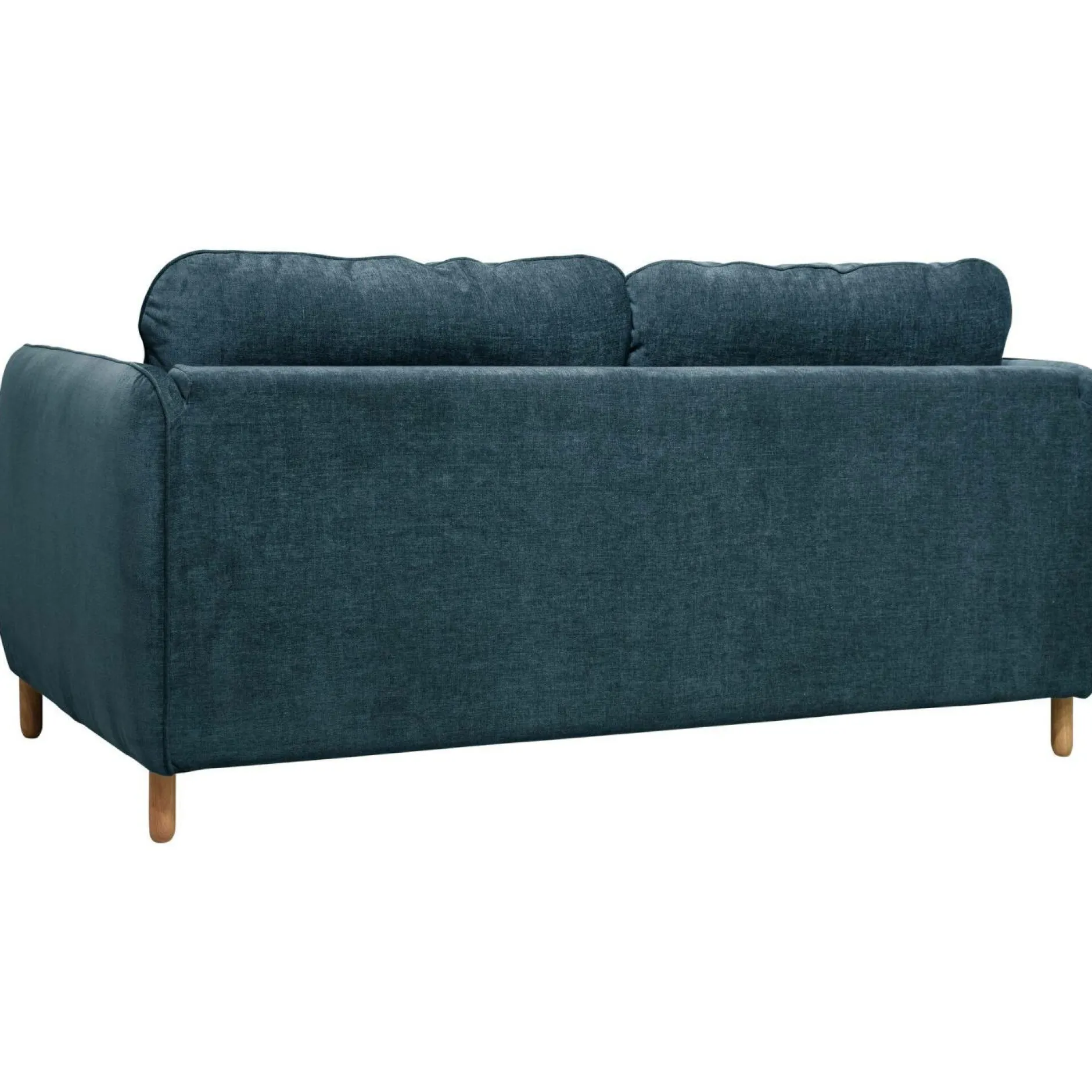 Canapés Droits|Canapés Fixes>Camif Canapé tissu chenillé Portimo - Bleu