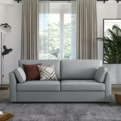 Canapés Droits|Canapés Fixes>Camif Canapé tissu coton déhoussable Marbella - - 3 places Gris