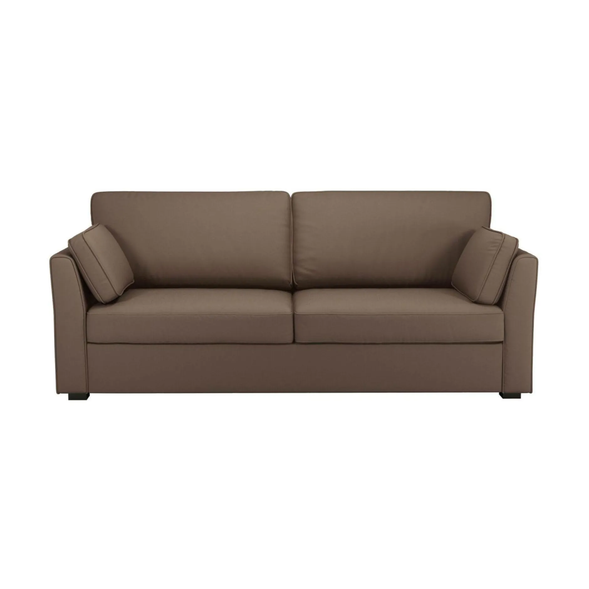 Canapés Droits|Canapés Fixes>Camif Canapé tissu coton déhoussable Marbella - - 2 places Taupe