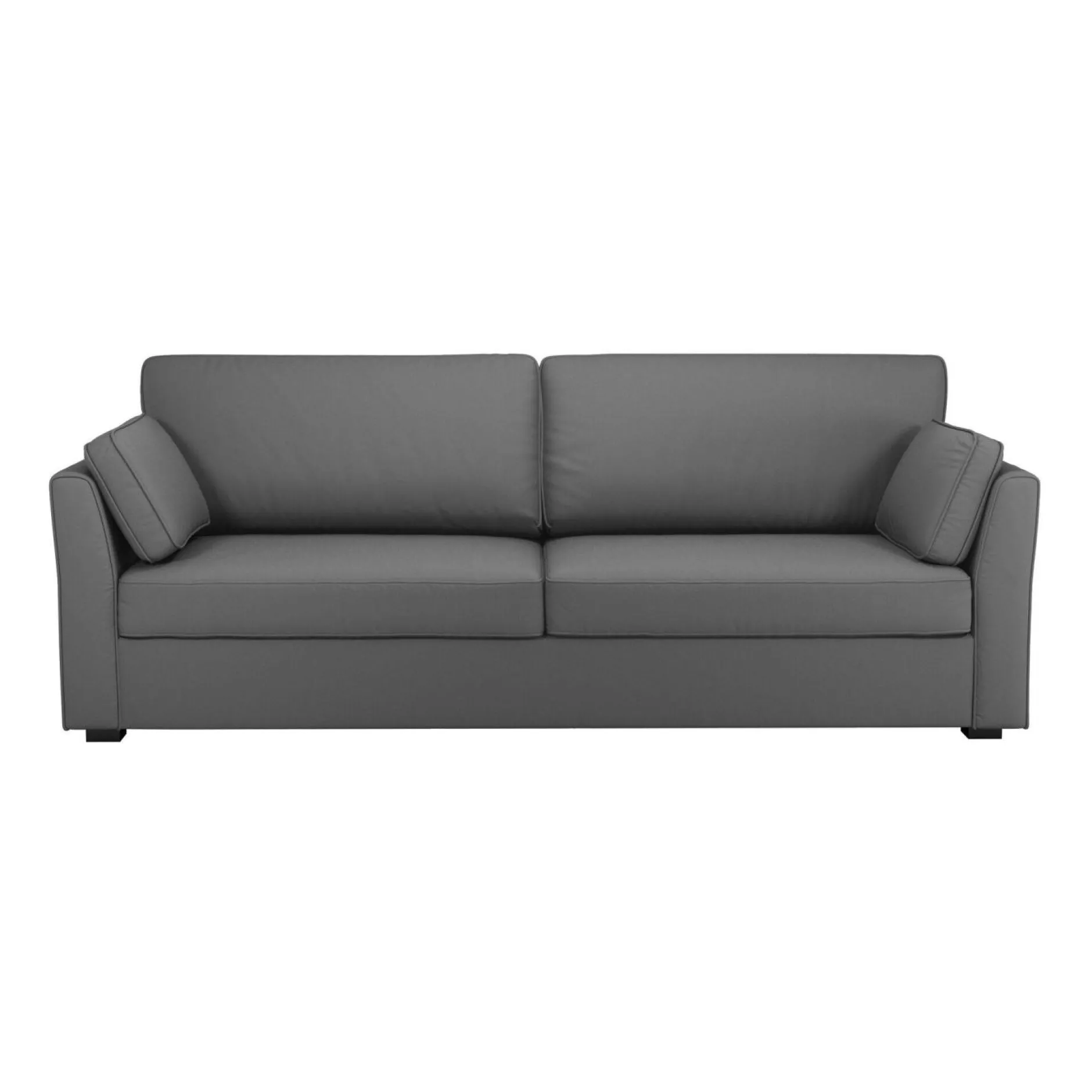 Canapés Droits|Canapés Fixes>Camif Canapé tissu coton déhoussable Marbella - - 4 places Gris