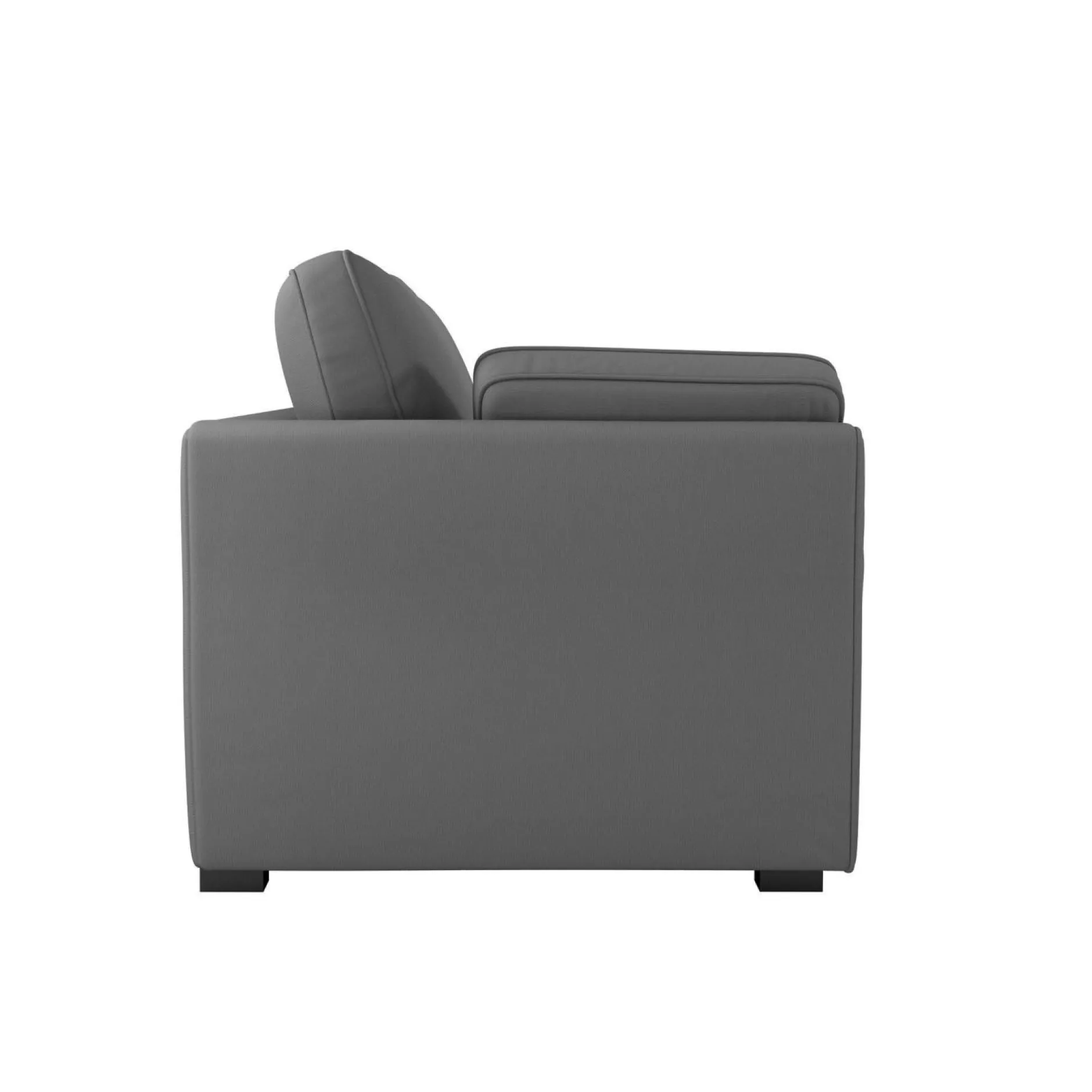 Canapés Droits|Canapés Fixes>Camif Canapé tissu coton déhoussable Marbella - - 4 places Gris