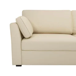 Canapés Fixes|Canapés Droits></noscript>Camif Canapé tissu coton déhoussable Marbella - - 3 places Beige