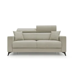 Canapés Droits|Canapés Fixes>Camif Canapé tissu déhoussable Alden - - Grand 3 places Lin