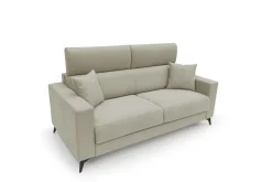 Canapés Droits|Canapés Fixes>Camif Canapé tissu déhoussable Alden - - 3 places Lin