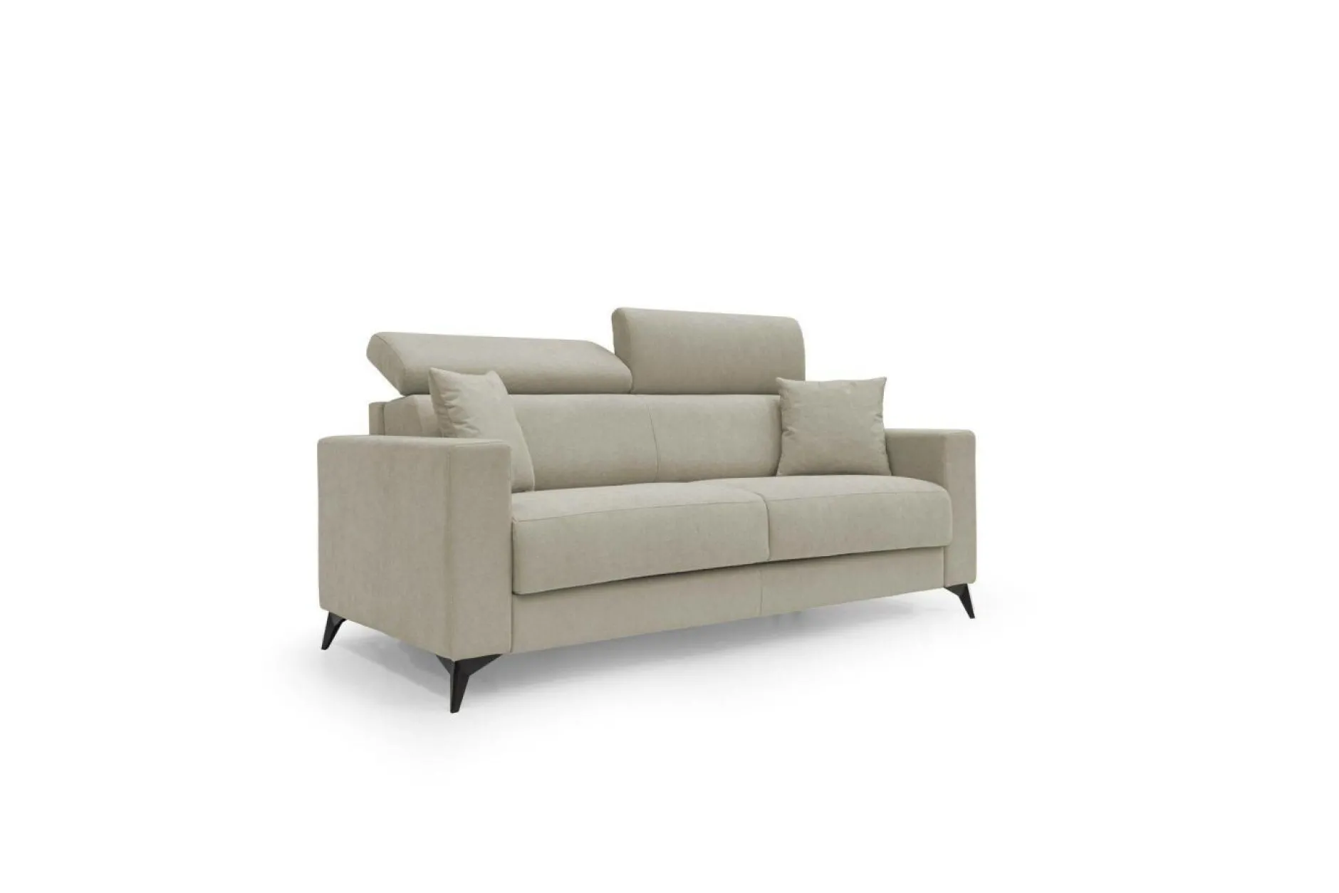 Canapés Droits|Canapés Fixes>Camif Canapé tissu déhoussable Alden - - 3 places Lin