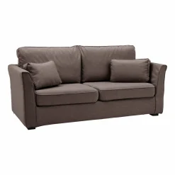 Canapés Droits|Canapés Fixes>Camif Canapé tissu déhoussable Marbella - - 4 places Taupe