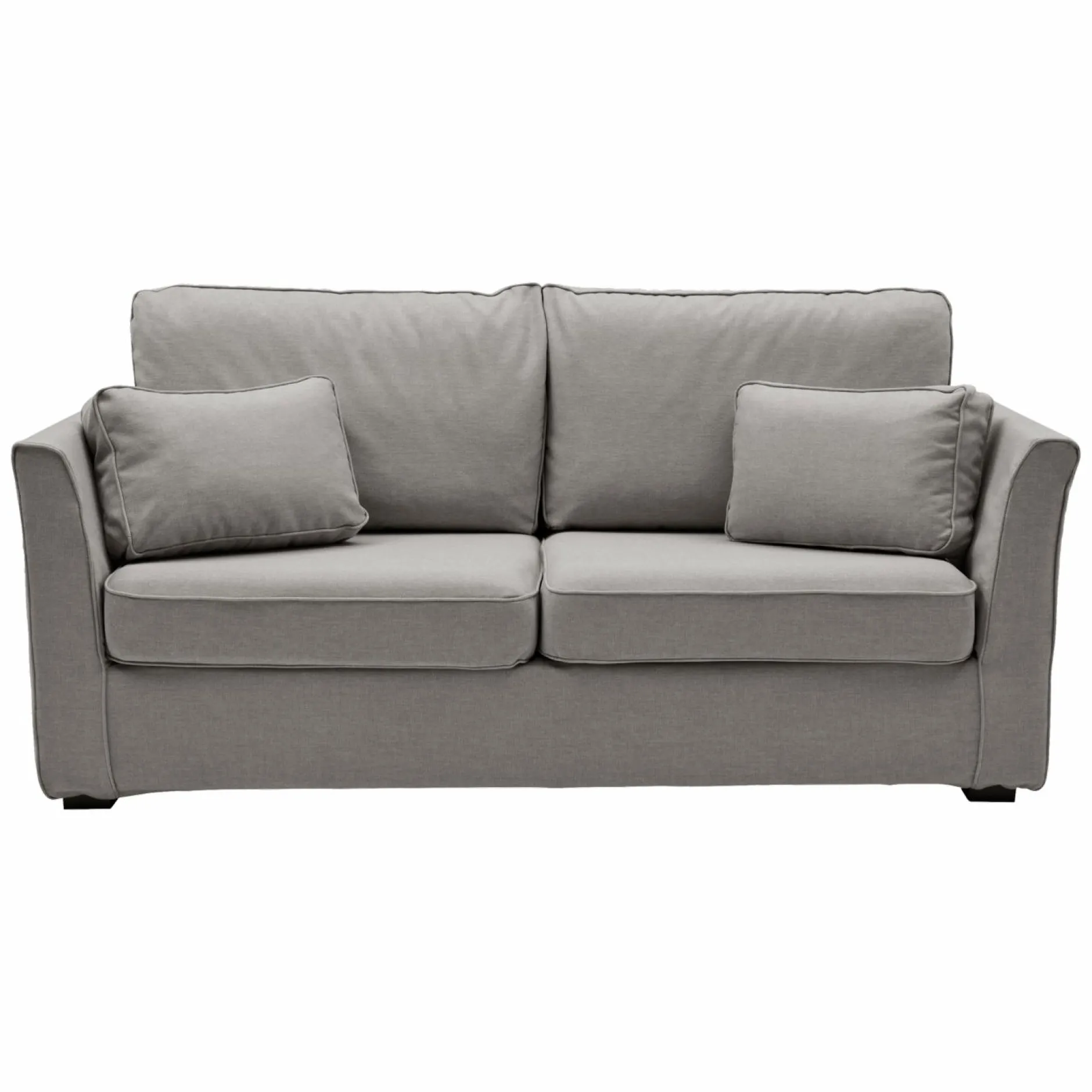 Canapés Droits|Canapés Fixes>Camif Canapé tissu déhoussable Marbella - - 4 places Gris