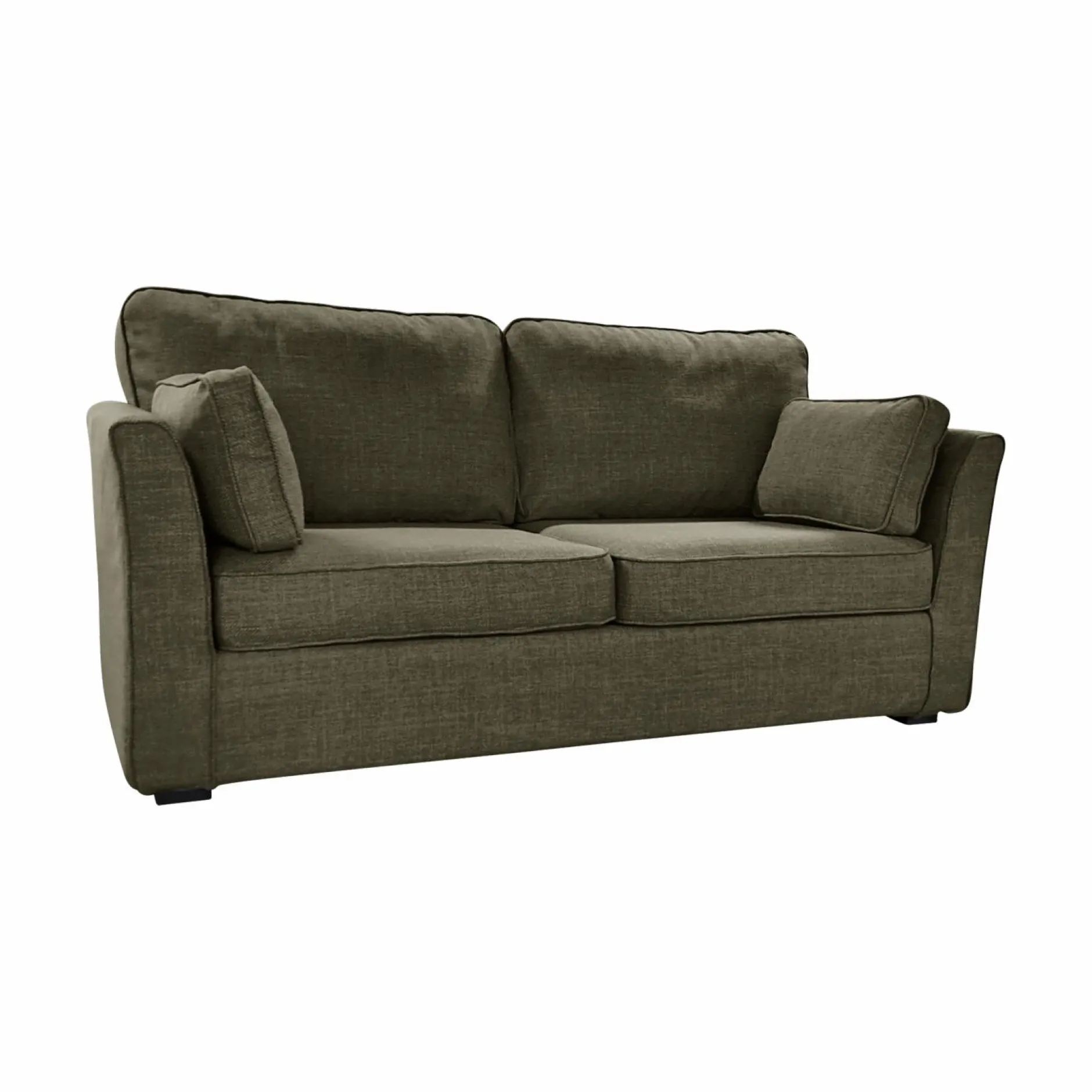 Canapés Droits|Canapés Fixes>Camif Canapé tissu déhoussable Marbella - - 4 places Vert Forêt