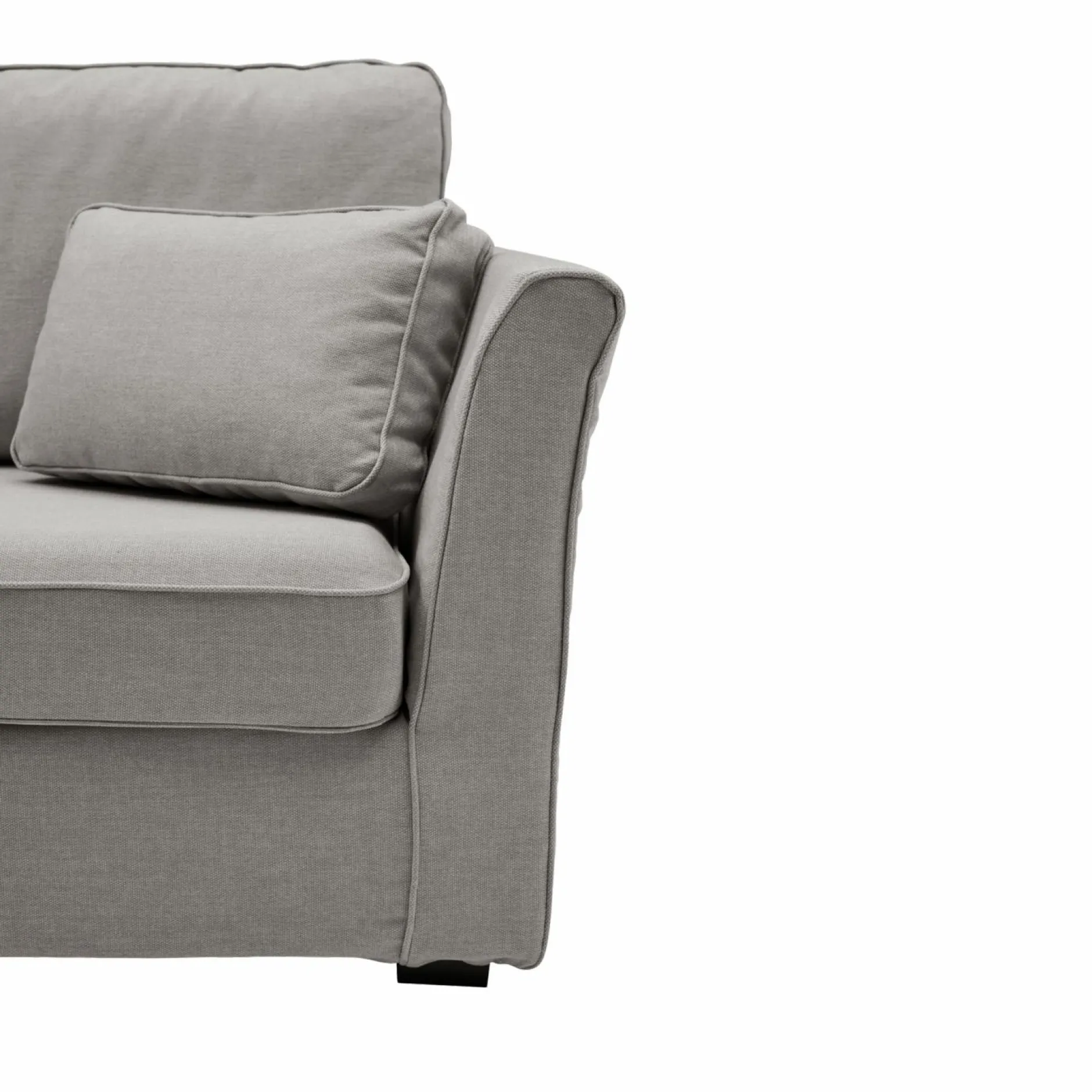 Canapés Droits|Canapés Fixes>Camif Canapé tissu déhoussable Marbella - - 3 places Gris