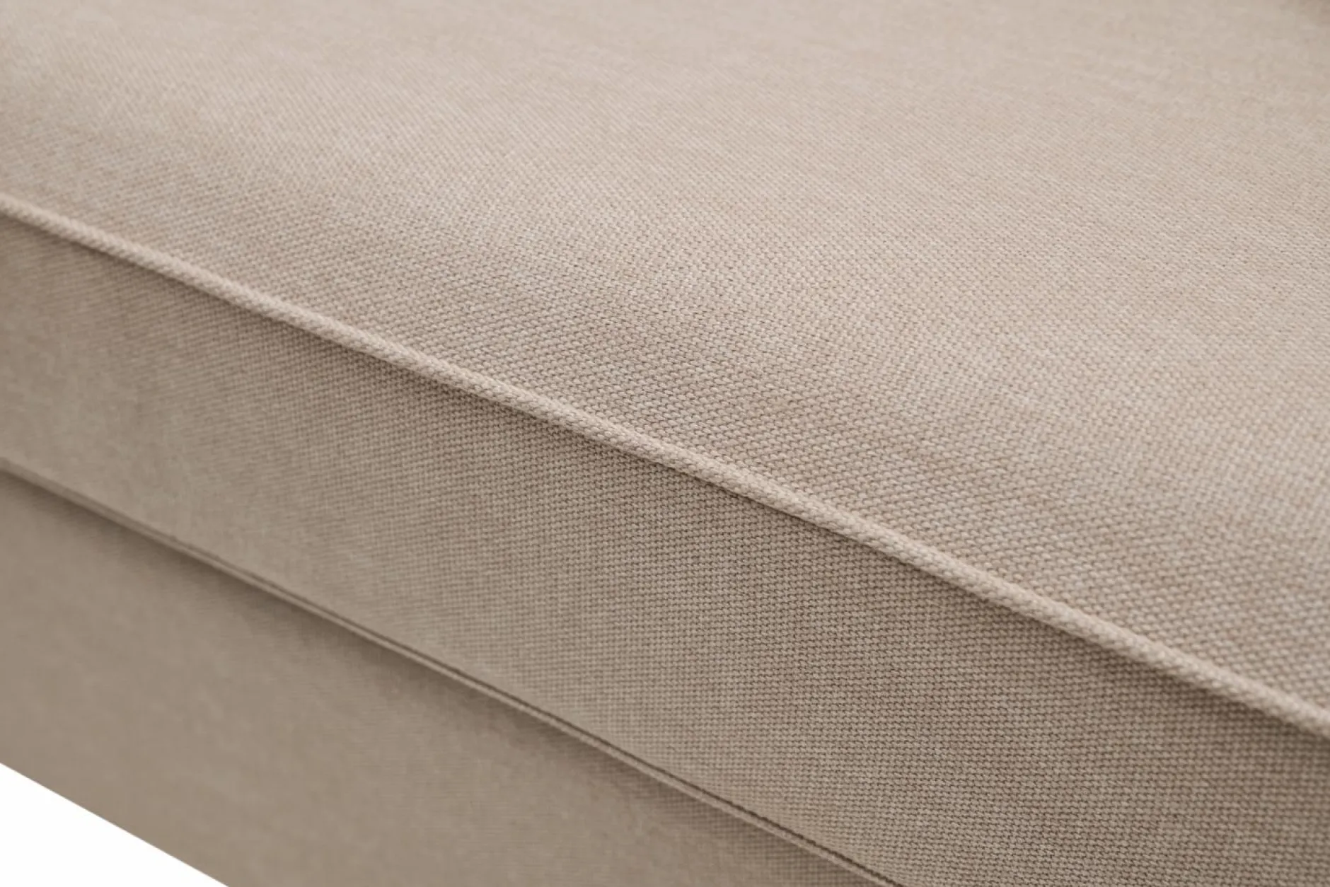 Canapés Droits|Canapés Fixes>Camif Canapé tissu déhous Marbella - - 4 places Sable