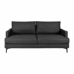 Canapés Fixes>Camif Canapé tissu déhoussable Merlin - - 3 places Anthracite