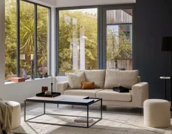 Canapés Fixes>Camif Canapé tissu déhoussable Morgan - - 3 places Beige