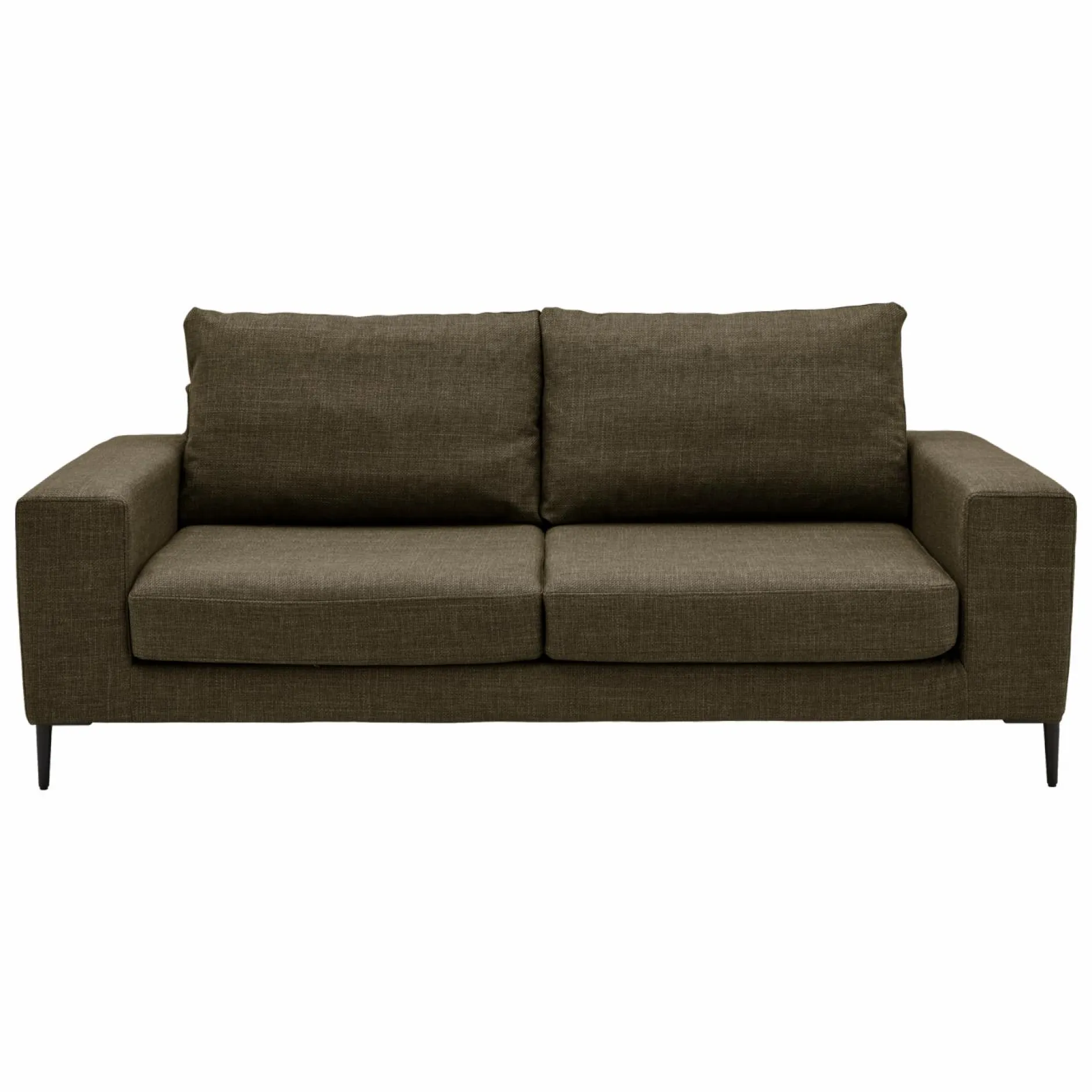 Canapés Fixes>Camif Canapé tissu déhoussable Morgan - - 2 places Vert Forêt