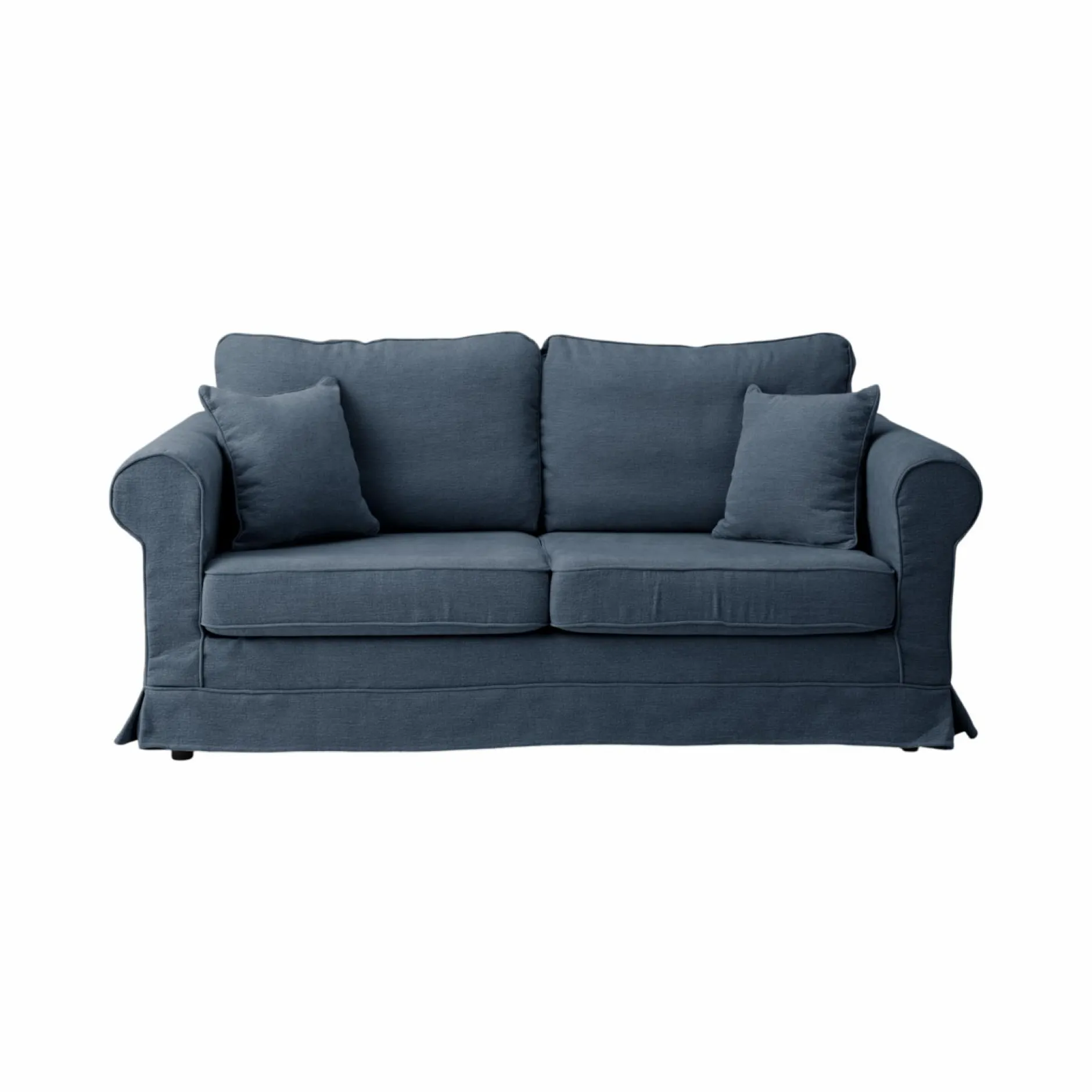 Canapés Fixes>Camif Canapé tissu déhoussable Naxos - - 2 places Bleu