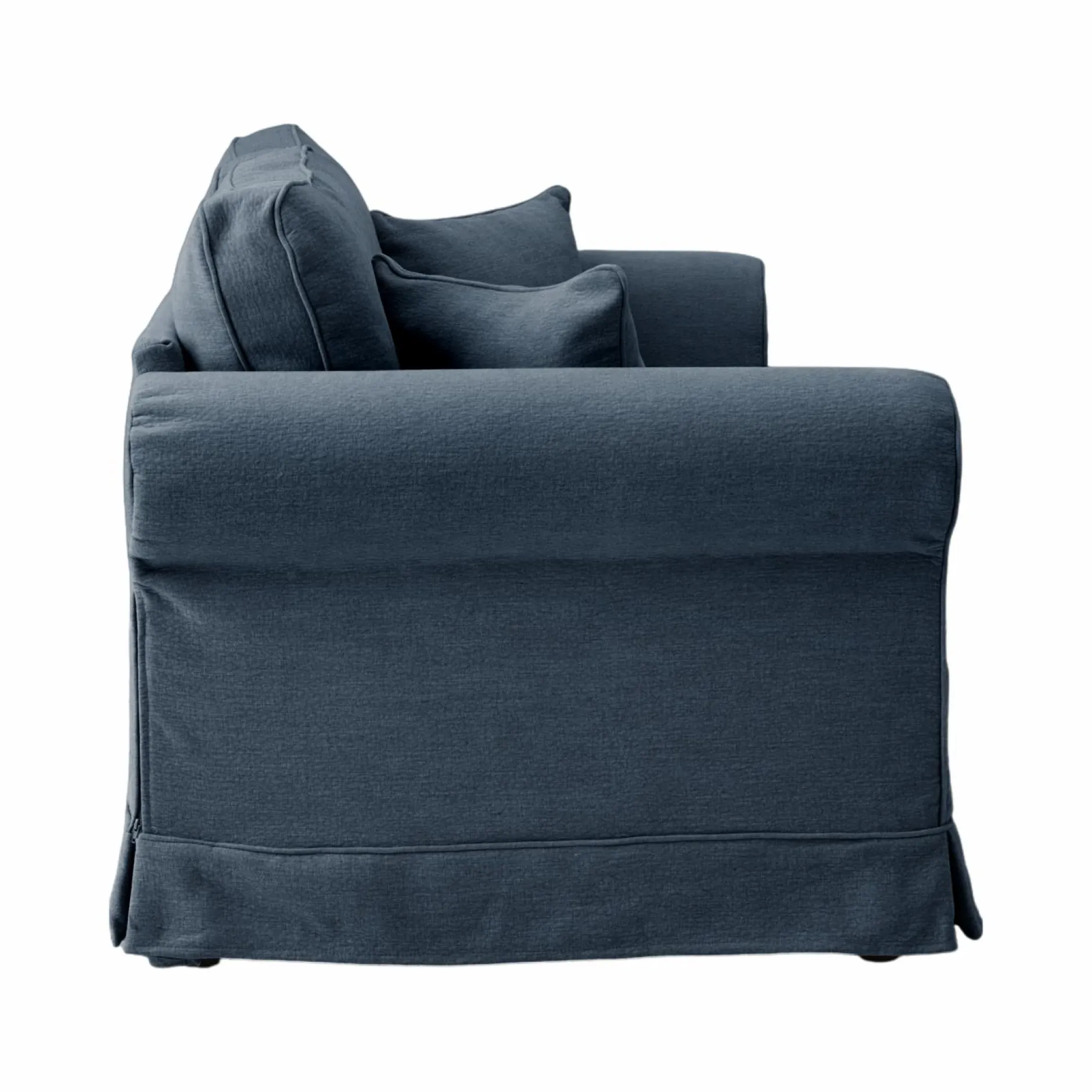 Canapés Fixes>Camif Canapé tissu déhoussable Naxos - - 2 places Bleu