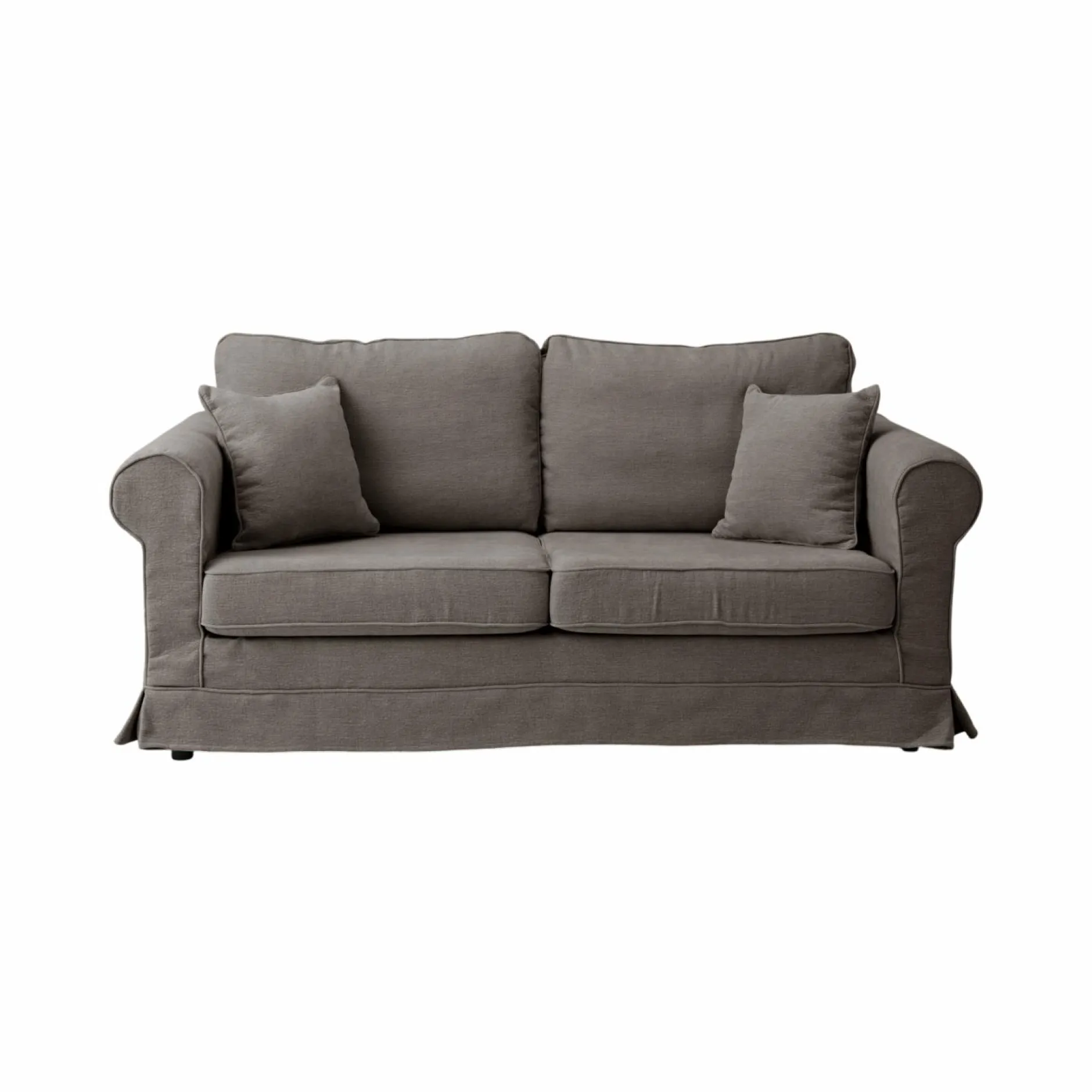 Canapés Fixes>Camif Canapé tissu déhoussable Naxos - - 4 places Gris Souris