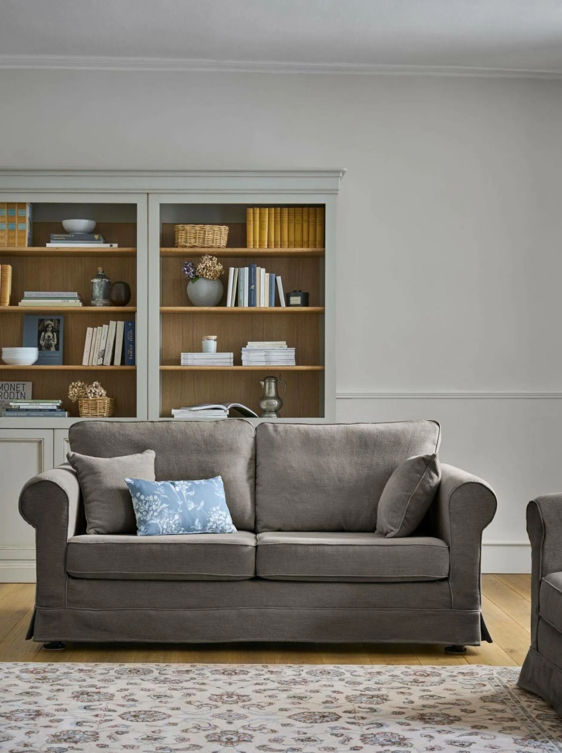 Canapés Fixes>Camif Canapé tissu déhoussable Naxos - - 4 places Gris Souris