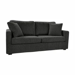 Canapés Fixes>Camif Canapé tissu déhoussable Oslo - - 2 places Graphite