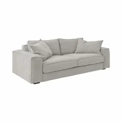 Canapés Fixes>Camif Canapé tissu effet lin Martin - - 3 places Beige