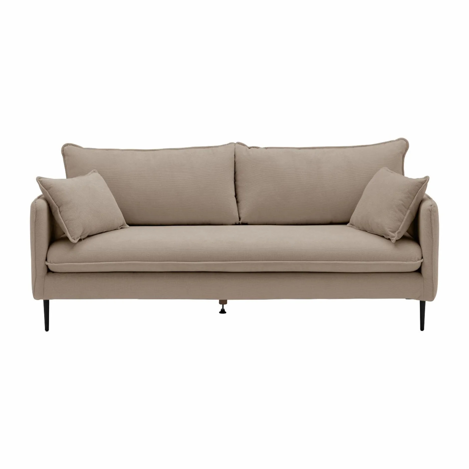 Canapés Droits|Canapés Fixes>Camif Canapé tissu Oden - - 2 places Beige