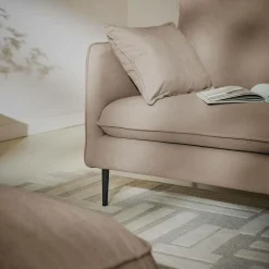 Canapés Droits|Canapés Fixes></noscript>Camif Canapé tissu Oden - - 3 places Beige