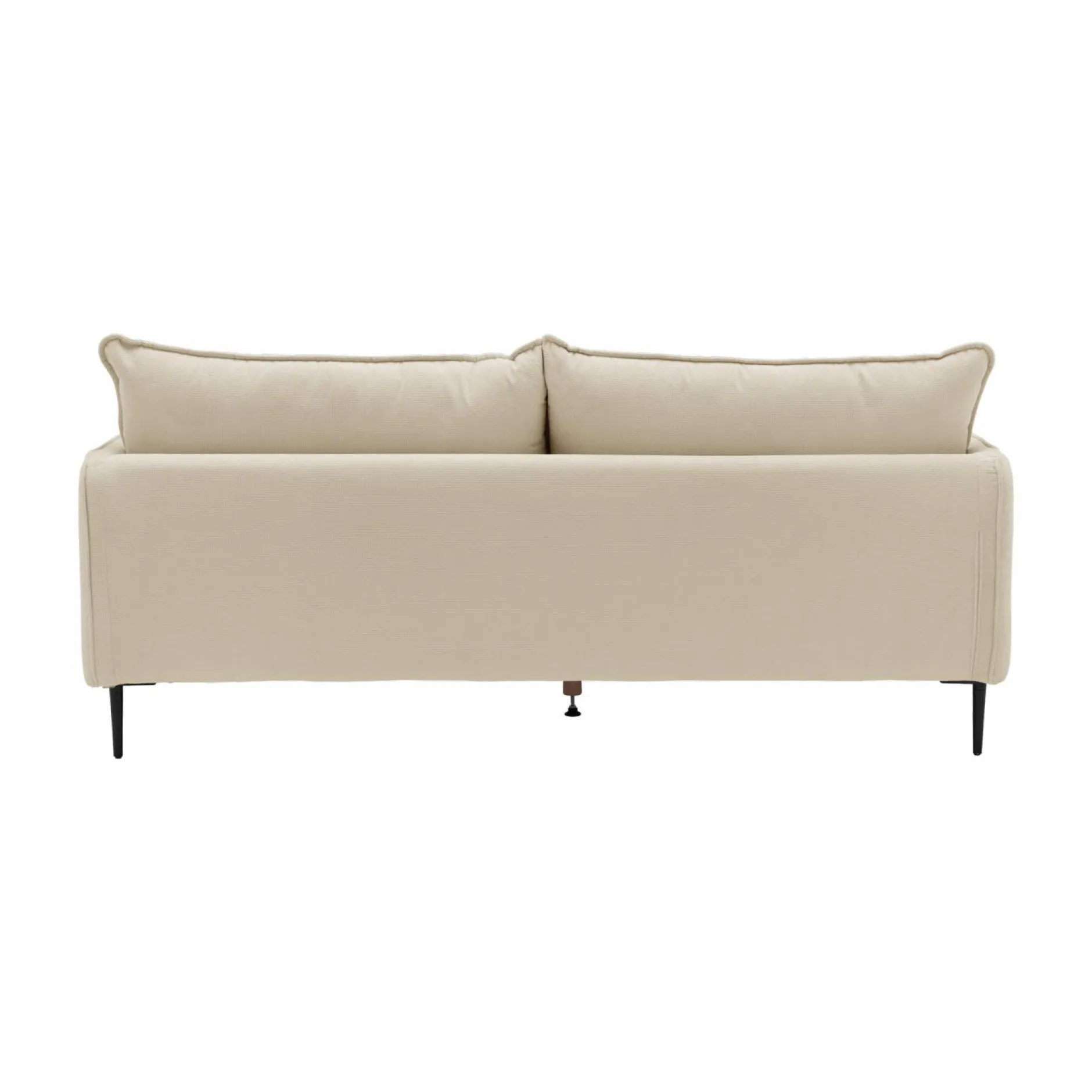 Canapés Droits|Canapés Fixes>Camif Canapé tissu Oden - - 4 places Crème