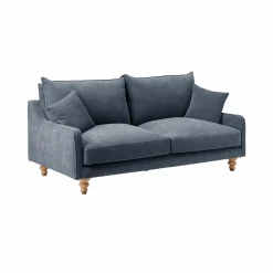 Canapés Fixes>Camif Canapé tissu Orso - - 2 places Bleu